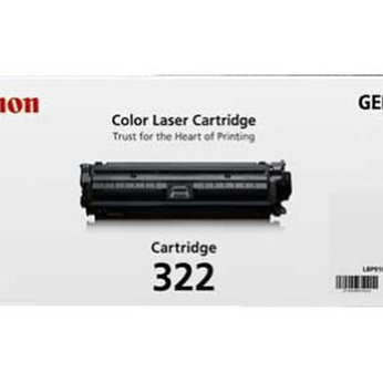 Mực in Canon 322 Black Toner Cartridge (2652B001BA)