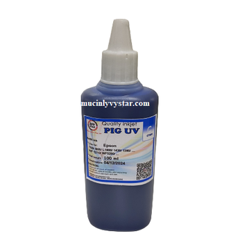 Mực dầu màu xanh Pigment UV 100ml