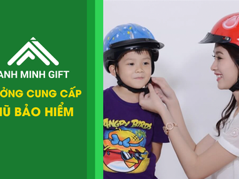 Nón bảo hiểm giá rẻ in logo quảng bá thương hiệu tại Hồ Chí Minh