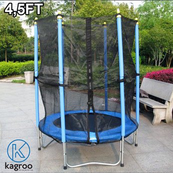 Bạt Nhún Lớn 1,37m Có Lưới Che  (Big Trampoline 4,5ft) - KR4.5FT