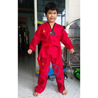 Võ Phục Taekwondo - Hiệu Adidas - Vải Kim Cương Vuông