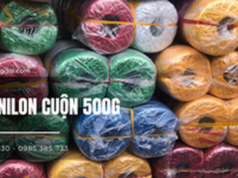Dây nilon cuộn 500g đủ màu giá xưởng TpHCM