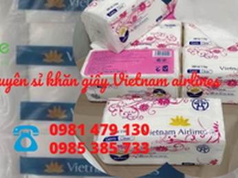 Sỉ khăn giấy Vietnam airlines chính hãng giá rẻ TPHCM
