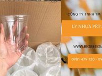 Ly Nhựa Pet 350ml  đựng cà phê take away