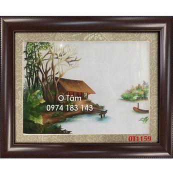 Tranh Thêu Đồng Quê OT 1159