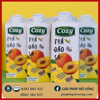 LỐC 4 TRÀ ĐÀO SẢ PHA SẴN COZY