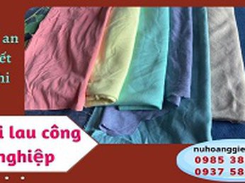 Đơn vị cung cấp vải lau máy cotton giá sỉ rẻ