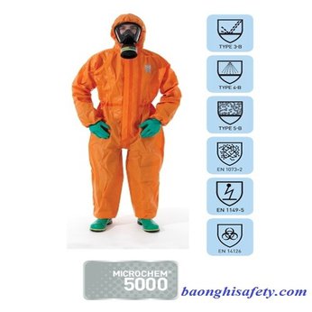 Quần áo chống hóa chất Microchem 5000