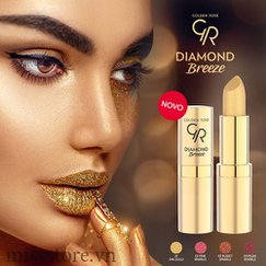 Son Môi Kim Cương Golden Rose Diamond Breeze Shimmering Lipstick