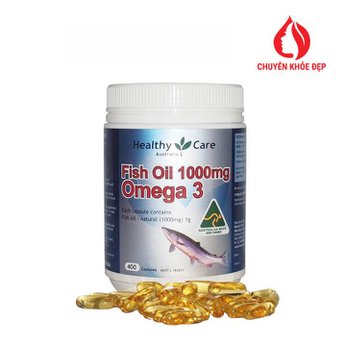 Dầu cá Healthy Care Fish Oil 1000mg Omega-3400 viên của Úc