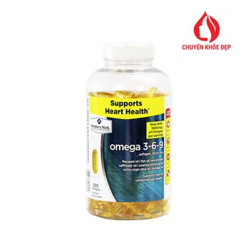 Viên uống dầu cá Omega 3-6-9 Supports Heart Health 325 viên của Mỹ