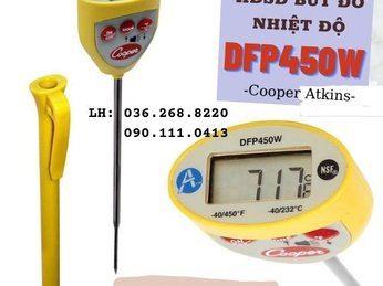 Hướng dẫn vận hành cho nhiệt kế kỹ thuật số không thấm nước DFP450W - Cooper Atkins