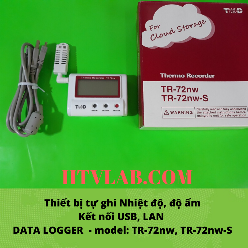 Nhiệt ẩm Kế Tự Ghi TR-72nw-s