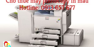 Dịch vụ cho thuê máy photocopy in màu giá rẻ