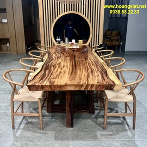 Bộ bàn gỗ me tây (95-100)x10x250cm